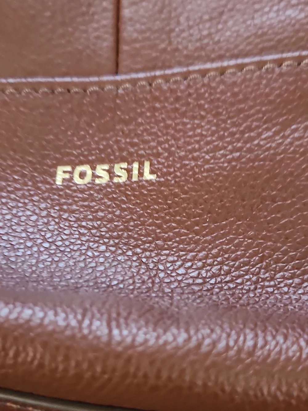 Fossil brown leather